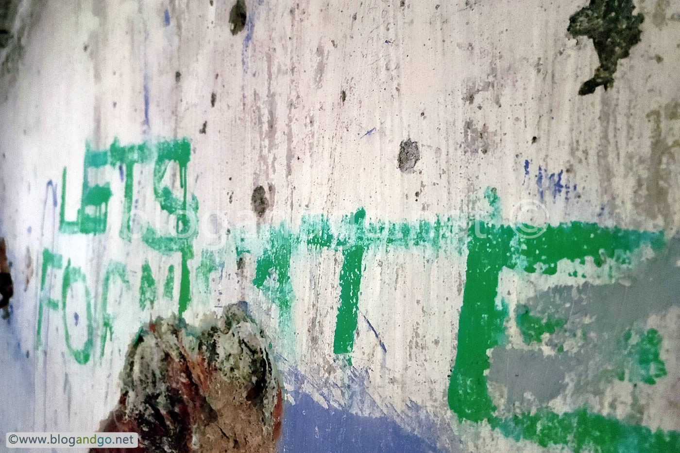 War Time Trail - PB3 Bullet Marks Inside the PB